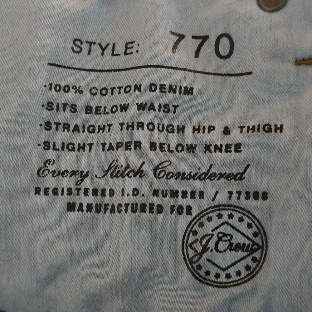 J Crew 770 Men's Jeans 33x32